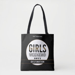 Personalized Girls Weekend Girls Trip Vacay Tote Bag