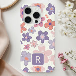 Personalized Girly Colourful Flowers Pattern  iPhone 15 Pro Case<br><div class="desc">Enhance your phone with this vibrant and cheerfuPersonalized Girly Colourful Flowers Pattern Phone Case ! This design features an array of bright, playful flowers in various colours, creating a lively and eye-catching look. Perfect for adding a touch of femininity and joy to your everyday accessory. Made from durable materials, this...</div>