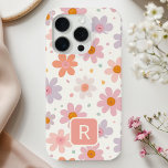 Personalized Girly Colourful Flowers Pattern  iPhone 15 Pro Case<br><div class="desc">Enhance your phone with this vibrant and cheerfuPersonalized Girly Colourful Flowers Pattern Phone Case ! This design features an array of bright, playful flowers in various colours, creating a lively and eye-catching look. Perfect for adding a touch of femininity and joy to your everyday accessory. Made from durable materials, this...</div>