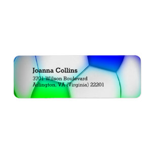 Personalized Girly Colourful Soccer   Football