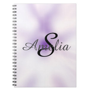 Personalized Girly Glitter Sparkles Name Notebook
