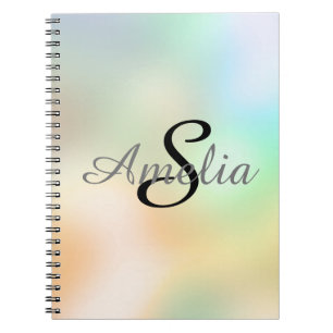 Personalized Girly Glitter Sparkles Name Notebook