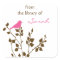 Personalized Girly Pink Brown Book Stickers