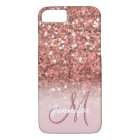 Personalized Girly Rose Gold Glitter Sparkles Name