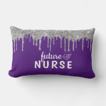 Personalized Glam Nurse Lumbar Pillow
