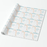 Personalized Glamour Bride Wedding Shower Wrap Wrapping Paper<br><div class="desc">The glamourous bride to be will be thrilled to receive her bridal shower gift wrapped in this personalized heart filled wedding shower wrapping paper. This unique and fun wedding shower wrapping paper is done in teal featuring the special garter. You can easily personalize this bridal shower gift wrap by filling...</div>