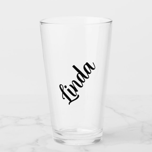 Personalized  glass (Front)