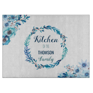 Personalized glass chopping board Add your text