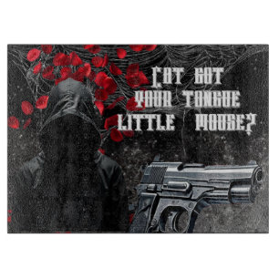Personalized Glass Cutting Haunting Adeline Zade M Board