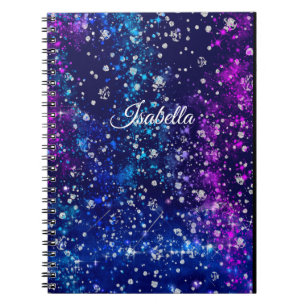 Personalized Glitter  Notebook