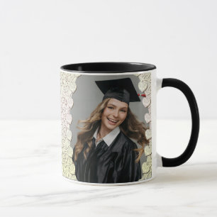 Personalized Glitter Photo Mug Wrap Design