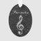 Personalized Glitzy Sparkly Diamond Music Note