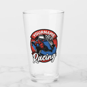 Personalized Go Kart Extreme Racing Karting Race Glass