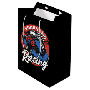 Personalized Go Kart Extreme Racing Karting Race Medium Gift Bag