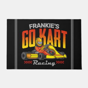 Personalized Go Kart Racing Motorsport Karting Doormat