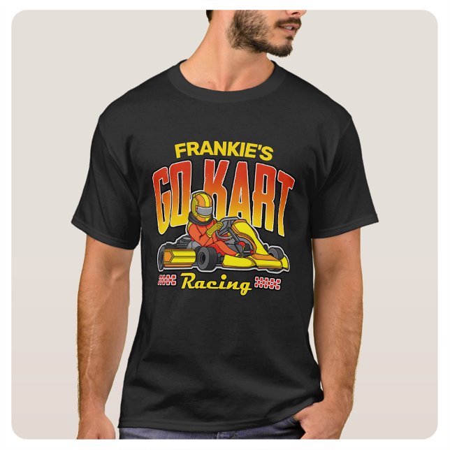 Personalized Go Kart Racing Motorsport Karting T-Shirt (Creator Uploaded)