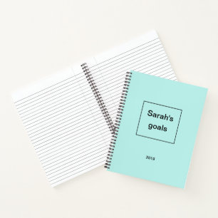 Personalized Goals 2019 - Notebook