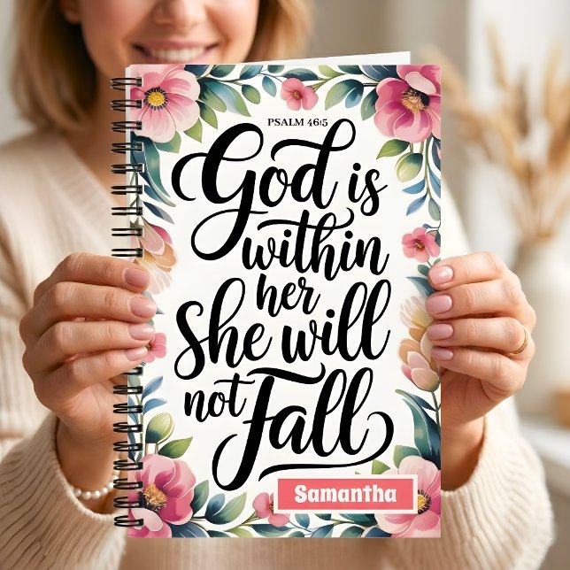 Personalized God is Within Her Christian Journal (Creator Uploaded)