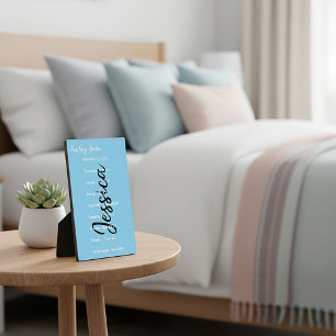 Personalized God says you are, scriptures Plaque