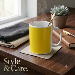 Personalized Gold Accent Coffee Mug Elegant Gift