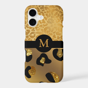 Personalized Gold & Black Animal Print Case-Mate i
