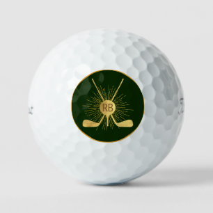 Personalized Gold Golf Clubs Golf Balls