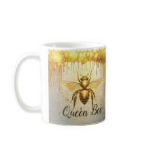 Personalized Gold Honey Bee Beehive Honeybee
