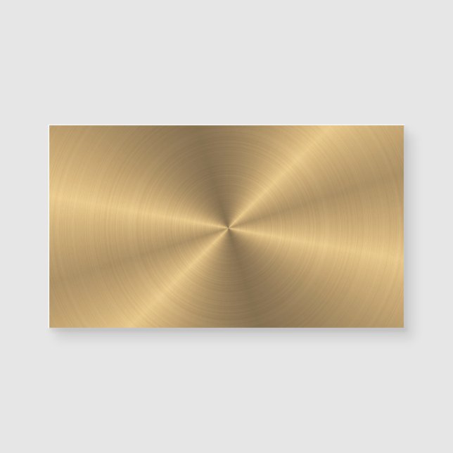 Personalized Gold Metallic Radial Texture (Front)