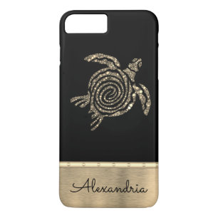 Personalized Gold Mosaic Turtle Case-Mate iPhone Case