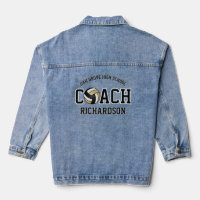Personalized Gold Volleyball Coach