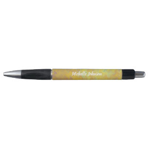 Personalized Golden Marbled Art Pen