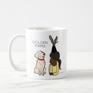 Personalized Golden Reriever Mama Coffee Mug