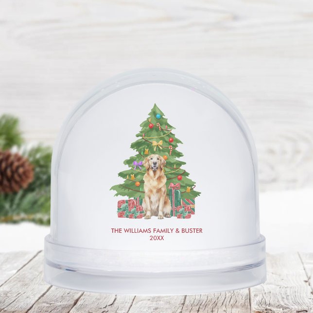 Personalized Golden Retriever Dog Christmas (Créateur téléchargé)