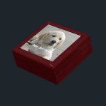 Personalized Golden Retriever Dog Photo and Name Gift Box<br><div class="desc">Personalize this Golden Retriever Dog keepsake with your dog's or puppy's photo and name (or other pet or person's photo/name). Text reads "Best Dog Ever" or add your own text - We love Daisy (your dog's name), dog's birthday or day of passing. Just click on "customize" to add your personalized...</div>
