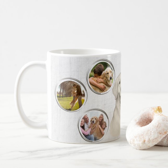 Personalized Golden Retriever Mom Mug - Custom (With Donut)
