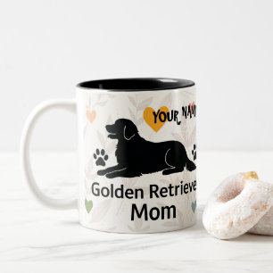 Personalized Golden Retriever Mom Mug Custom Name