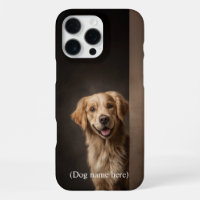 Personalized Golden Retriever Portrait