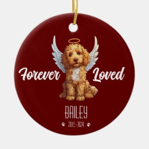 Personalized Goldendoodle Memorial Ornament