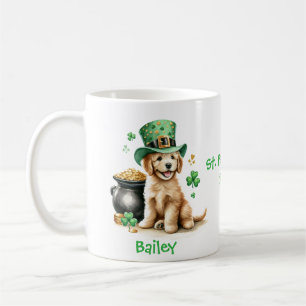 Personalized Goldendoodle St. Patty's Day Mug