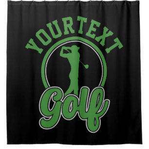 Personalized Golf ADD NAME Retro Pro Golfer Swing
