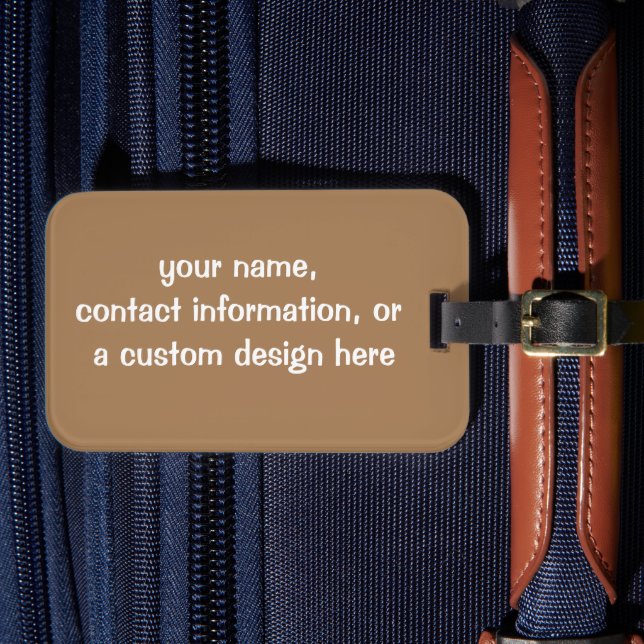 Personalized Golf Bag Tag - Custom Luggage ID (Front Insitu 4)