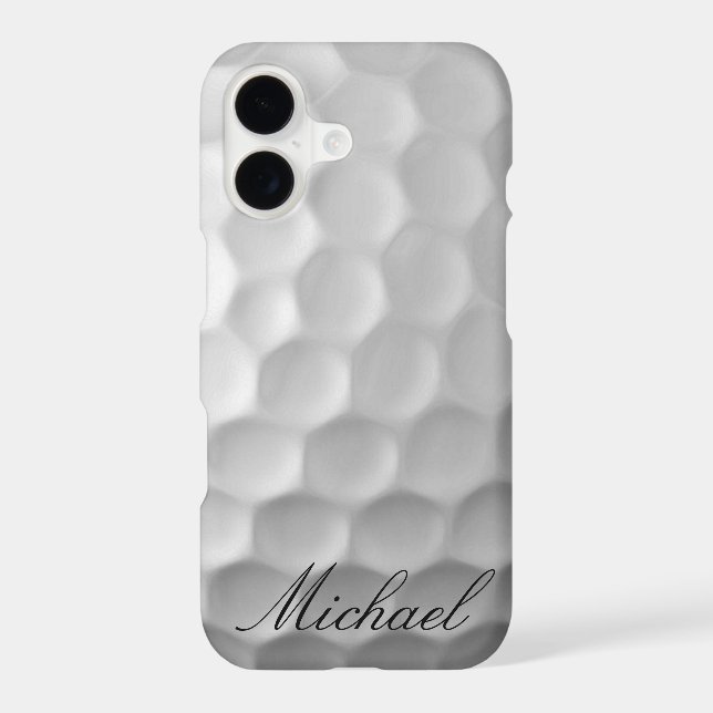 Personalized Golf Ball Dimples Texture Pattern (Back)