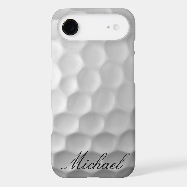 Personalized Golf Ball Dimples Texture Pattern Case-Mate iPhone Case (Back)
