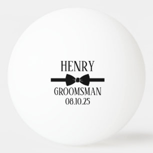 Personalized Golf Ball: Groomsman Gift, Wedding Ping Pong Ball