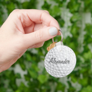 Personalized Golf Ball Keychain
