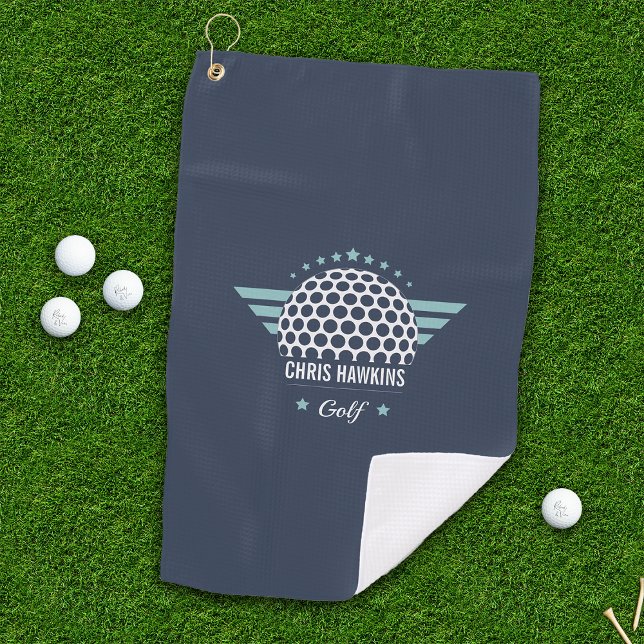 Personalized Golf Ball Logo Towel (Creator Uploaded)