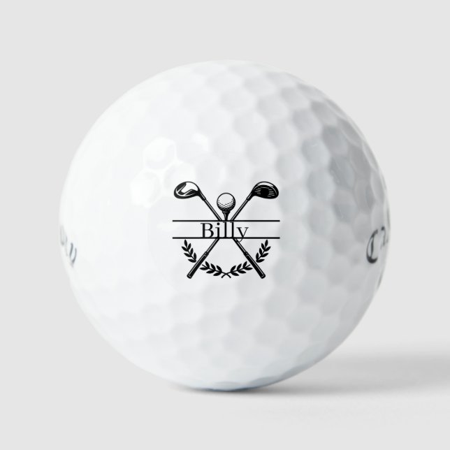 Personalized Golf Ball Name (Front)
