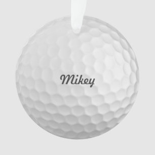 Personalized Golf Ball Ornament