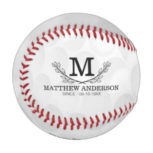 Personalized Golf Ball Pattern Name Monogram Age