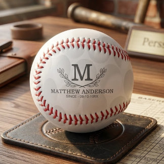 Personalized Golf Ball Pattern Name Monogram Age
